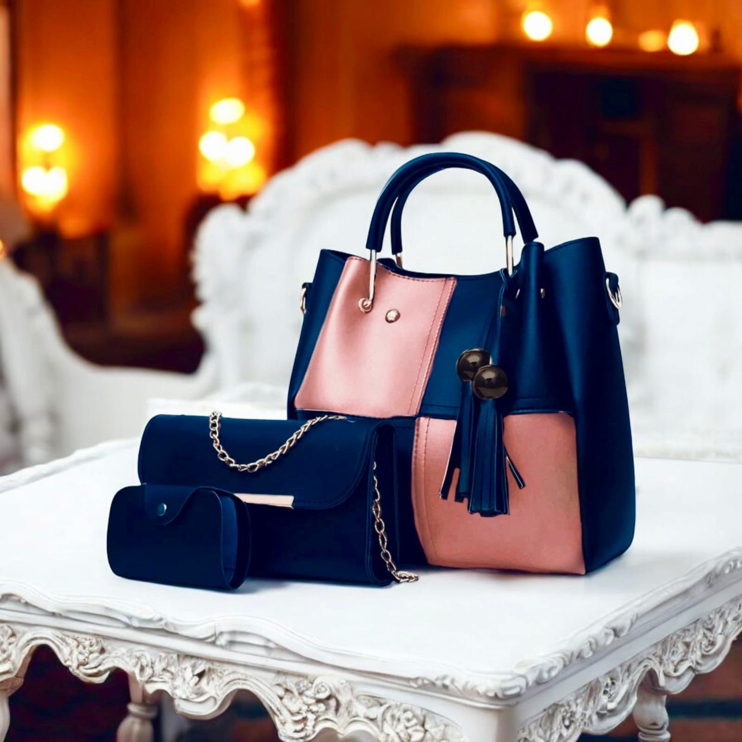 🌟Soft Leather 3 Piece Set handbag